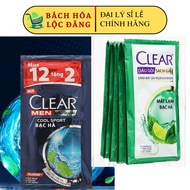 [Combo of 5 Clear Shampoo] Clear Men and Clear Mint Shampoo - 10 packs