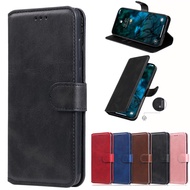 Simple Wallet Case for Samsung Galaxy J8 J7 J6 J5 J4 J3 J1 A01 M54 M53 M52 M51 Pro Plus Prime 2017 5G Flip Leather Casing Cards Holder Busines Cover