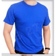 KAOS OBLONG C59 POLOS BLUE OBLONG PRIA DAN WANITA C59 COTTON COMBAD 24S BIRU BENHUR