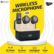 Wireless Microphone Q8 2 Mic Type-C Mic Q8 Wireless Type-C 2 Mic Q8 Wireless Microphone