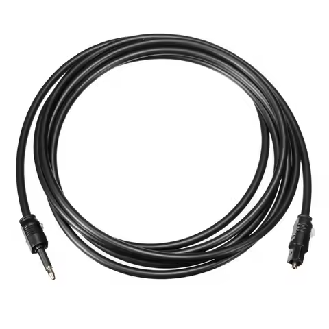Gold-plated 3.5mm to Toslink Optical Fiber Cord SPDIF Line Audio Cable For Speaker Blu-ray Player Po