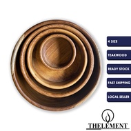 Wooden Teakwood Bowl Diameter 6cm to 15cm Ready Stock in Malaysia