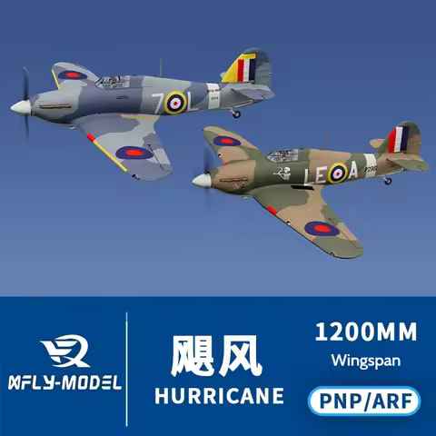 2025 Xfly New Sell Well 1200mm Wingspan "Hurricane" Mk.I Remote Control Fighter World War II Militar