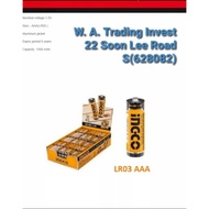 INGCO Alkaline battery 1.5v AA or AAA