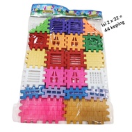 1057 cube puzzle toys,/ house toys, house building toys, house building toys