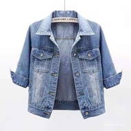 6 Colors Denim Jacket Women Plus Size 5XL 2022 Autunm and Winter New Korean Style Loose Casual Short