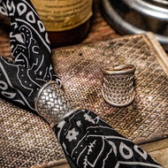 Hand-woven Loose Buckle Ring Square Scarf Buckle Neck Scarf Buckle Silk Scarf Buckle