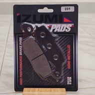 SUZUKI DL650 SV650 GSF 650 ~ IZUMI MOTORCYCLE FRONT [RIGHT] BRAKE PADS