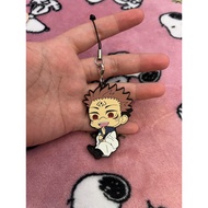 [ New 90% ] Sukuna Ryomen Anime Jujutsu Kaisen Rubber Keychain.