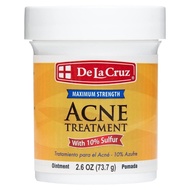 DeLaCruz10%Sulfur Ointment-Treatment of Cystic Acne on the Face and Body-Daily10Minute Point Treatme