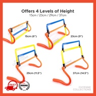 4 Heights Mini Hurdle • Foldable Step Hurdles Adjustable Speed Agility Training Aid Set Football