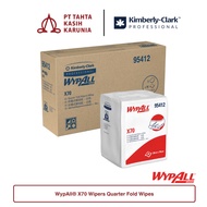 WypAll X70 Wipers 95412 Quarter Fold Wipes (Halal Multipurpose Wipes, Oil Absorbent, Substitute for 