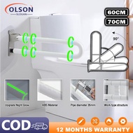 Bathroom Safety Folding Grab Bar Anti Slip- Grab Bar for Elderly Toilet