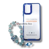 HP GANTUNGAN [MAXANNA] [ Oppo A54 4G Case | A55 4G | A74 4G | A76 4G | A98 5G ] HARD CASE CRYSTAL TR