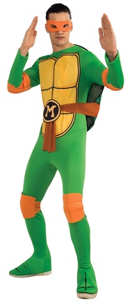 Nickelodeon Ninja Turtles Adult Michelangelo costume and Accessories
