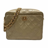 CHANEL 香奈兒 相機包 奶茶色