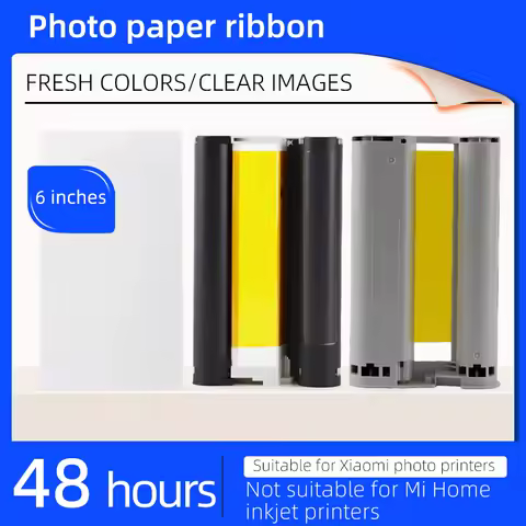 Suitable for Xiaomi photo printer 1S photo paper 6-inch Xiaomi Mi home photo printer ink cartridge r