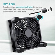 USB Cooling Fan Router Modem Fan Cooler 5v 12cm 1200rpm For TVBox Router Modem