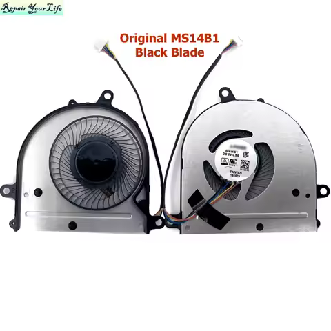 Laptop CPU GPU Cooling Fans For MSI PE42 PS42 MS-14B1-16S1-16S3, MS14B2-CPU Modern 8RC 8RA 8RB 8M Fa