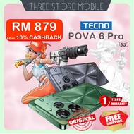 🆕[MY Set] Tecno Pova 6 Pro 5G (12+12GB RAM/256GB ROM | Dimensity 6080 | 6000mAh Battery 70w fast cha