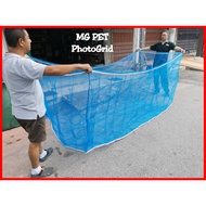 Jaring sangkar Biru bela anak Ikan /Complete Pukat asuhan anak ikan/Kolam Ikan/hapa net