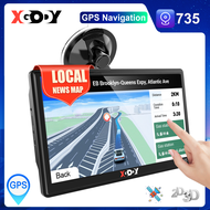 XGODY 735 7 นิ้วหน้าจอสัมผัสTFTรถยนต์และรถบรรทุกระบบนำทางGPS 2024เอเชียตะวันออกเฉียงใต้แผนที่ฟรี256M + 8G GPS Navigatorพร้อมม่านบังแดดวิทยุจัดส่งฟรี