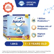 Aptagro Step 3 Growing Up Milk Formula 1-3 years (1.8kg)