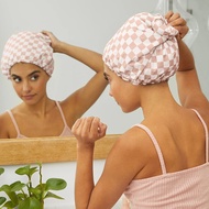 Satin-Lined Flexible Shower Cap Large Wide Shower Cap For Women Men For Women Men