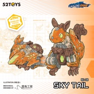 52TOYS BEASTDRIVE BD-08 Sky Tail Mecha Deformation Action Figure Portable Model
