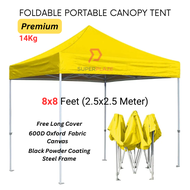 Yellow 8x8 Feet Premium Quality Foldable Canopy Tent Gazebo Folding Portable Tent