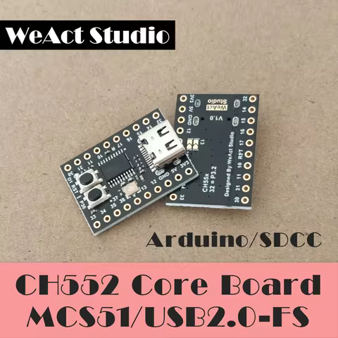 WeAct CH552T CH552 Mini Core Board Learning Development WCH MCS51 DIP20 TSSOP20