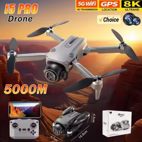 Free Shipping NEW Original i5PRO Drone 8K WIFI GPS HD Aerial Photography Remote Control Aircraft HD 