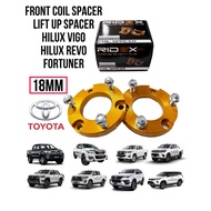 18mm Front Coil Absorber Shock Spacer RIDEX 4X4 Lift Kit For TOYOTA HILUX VIGO REVO ROCCO ROGUE FORT