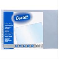 PP Pocket / Sheet Protector Folio A3 BANTEX Landscape Contents 20 Sheets 8037