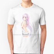 Re Zero Emilia Cute Waifu T Shirt 100% Cotton Re Zero Rem Re Zero Anime Re Zero Manga Culture Re Zer