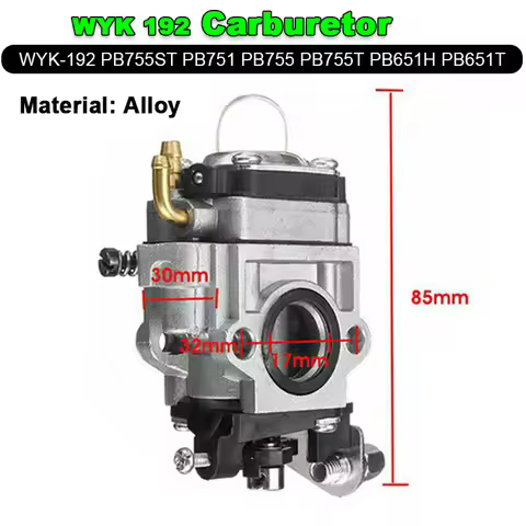 Engine Carburetor Brush Cutter Strimmer Cutter Chainsaw 15mm Carburetor Kit 43cc 52cc Engine Carbure