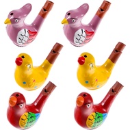 Wisel Burung Berbunyi 6Pcs - Wisel Air Burung Seramik Lucu, Alat Pembuat Bunyi, Alat Muzik Berbunyi 