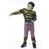 Hulk Muscle The Mask Costume Boys Cosplay Kids Clothes Carnival Fantasy