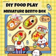 DIY Miniature Bento Box Toy - Food Craft Activity for Kids Keychain