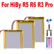 NEW BRAND Hiby R2 R3 R5 R6 R6 Pro Player Li-Po Li Polymer Rechargeable Accumulator Pack Replacement 