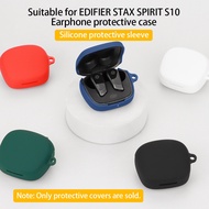 for EDIFIER STAX SPIRIT S10 Earphone Case Solid Color Silicone Soft Shell Shockproof Washable