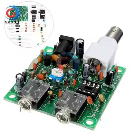 DIY Kit RADIO 40M CW Shortwave Transmitter QRP Pixie Kit Receiver 7.023-7.026MHz Short Wave Transmit