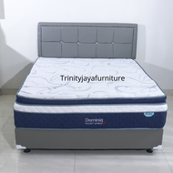 Springbed Matras Dipan Sandaran Set Central Dominiq Pocket spring trinityjayafurniture