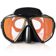 Snorkel Diving Mask Panoramic HD Swim Mask, Anti-Fog Scuba Diving Goggles,Tempered Glass Dive Mask A