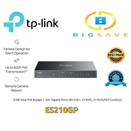 TP-LINK ES210GP OMADA 10-PORT GIGABIT EASY MANAGED SWITCH WITH 8-PORT POE+
