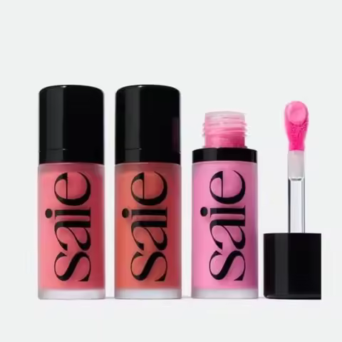 Saie Liquid Blush Highlighter Contouring Illuminating Shimmer Powder Quick-drying Non-sticky Natural