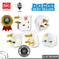 🔥AUTHENTIC🔥MK 13A 15A 3 Pin Plug Top / 3 Way 13A Adaptor/Adapter with SIRIM 646, 650 ,654 ,692 ,515