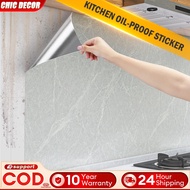Kitchen Oil-proof Sticker Oil Fume Sticker Kitchen Wallpaper Waterproof Oil-proof Heat-resistant