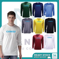 COWAY LOGO LONG SLEEVE BAJU Classic T Shirt COWAY FOR MEN & WOMEN Uniform staff malaysia COMPANY EVE
