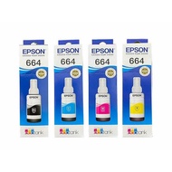 664 Black | Cyan | Magenta | Yellow Refill Ink.